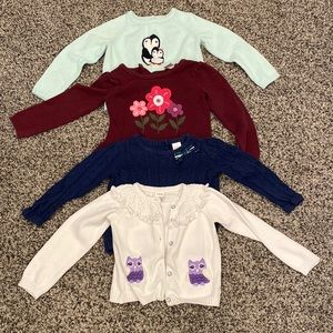 4T Gymboree sweaters